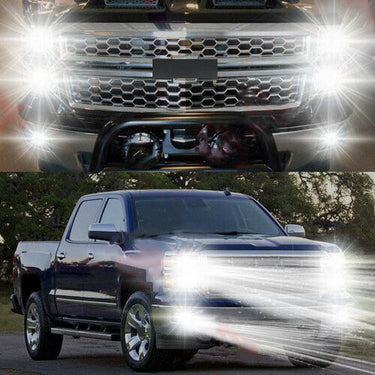 6000K LED Headlight Fog Light Bulbs 6x for Chevy Silverado 1500 2500 2007-2015 U.S. Part One
